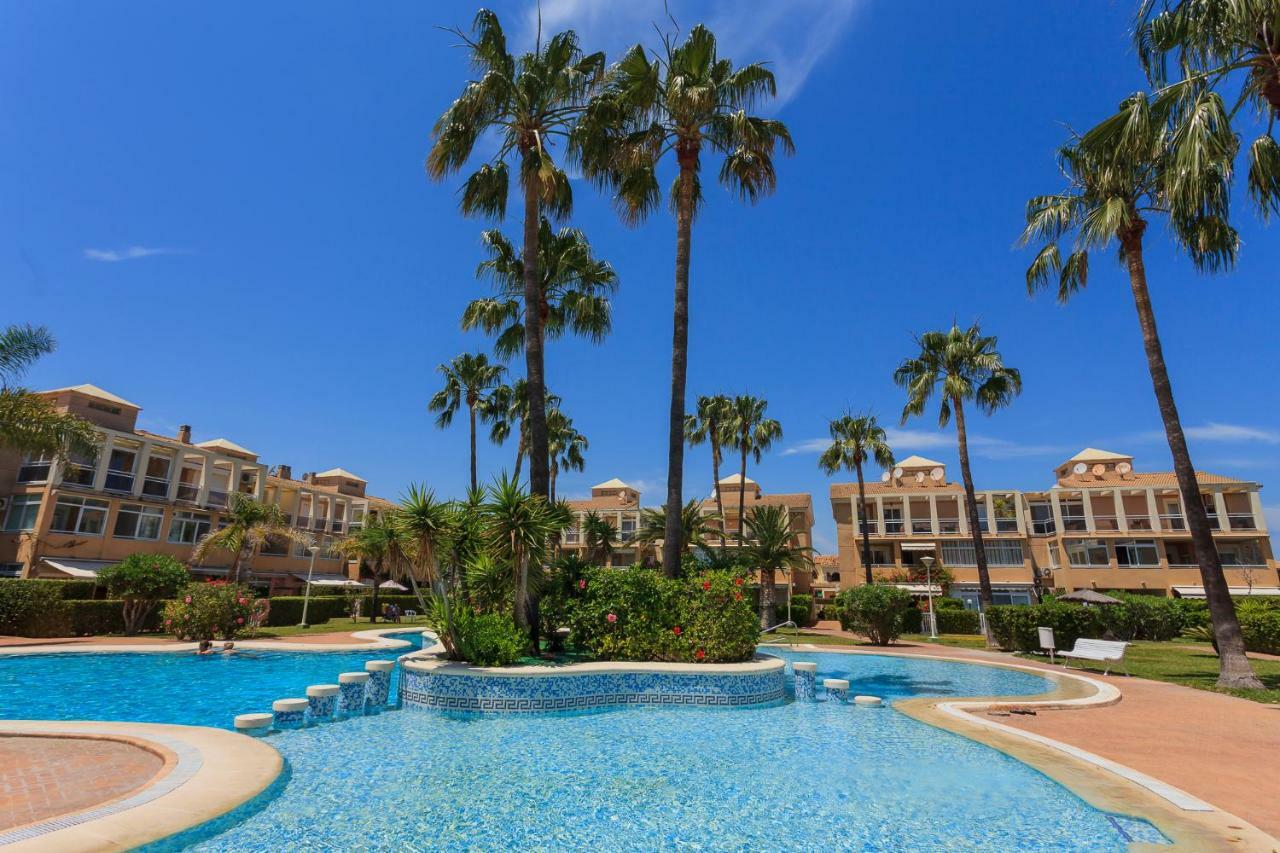 Apartamento Playa Con Piscina Y Terraza En Urbanizacion De Lujo Denia Exterior foto